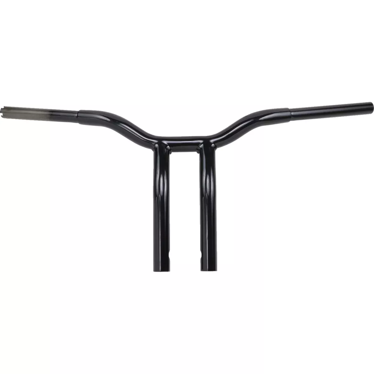 LA CHOPPERS 0601-4941 LA-7338-12B Kage Fighter Welded Bent-Riser Handlebar – One Piece – Bent – 12″ – Black