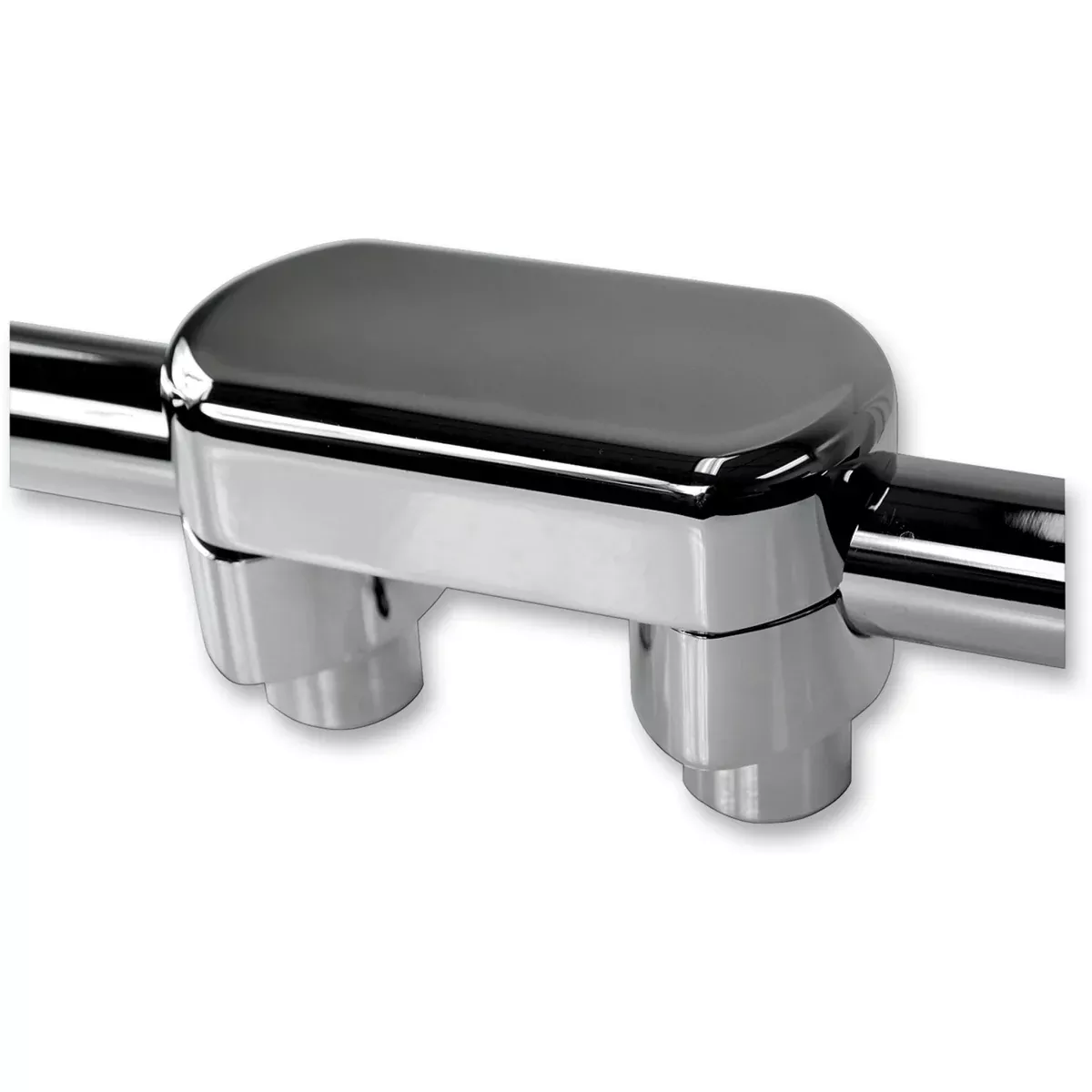 LA CHOPPERS 0602-0622 LA-7446-01 Hefty Handlebar Riser & Top Clamp Kit – Risers – Hefty – Top – 1-1/2″ – Chrome