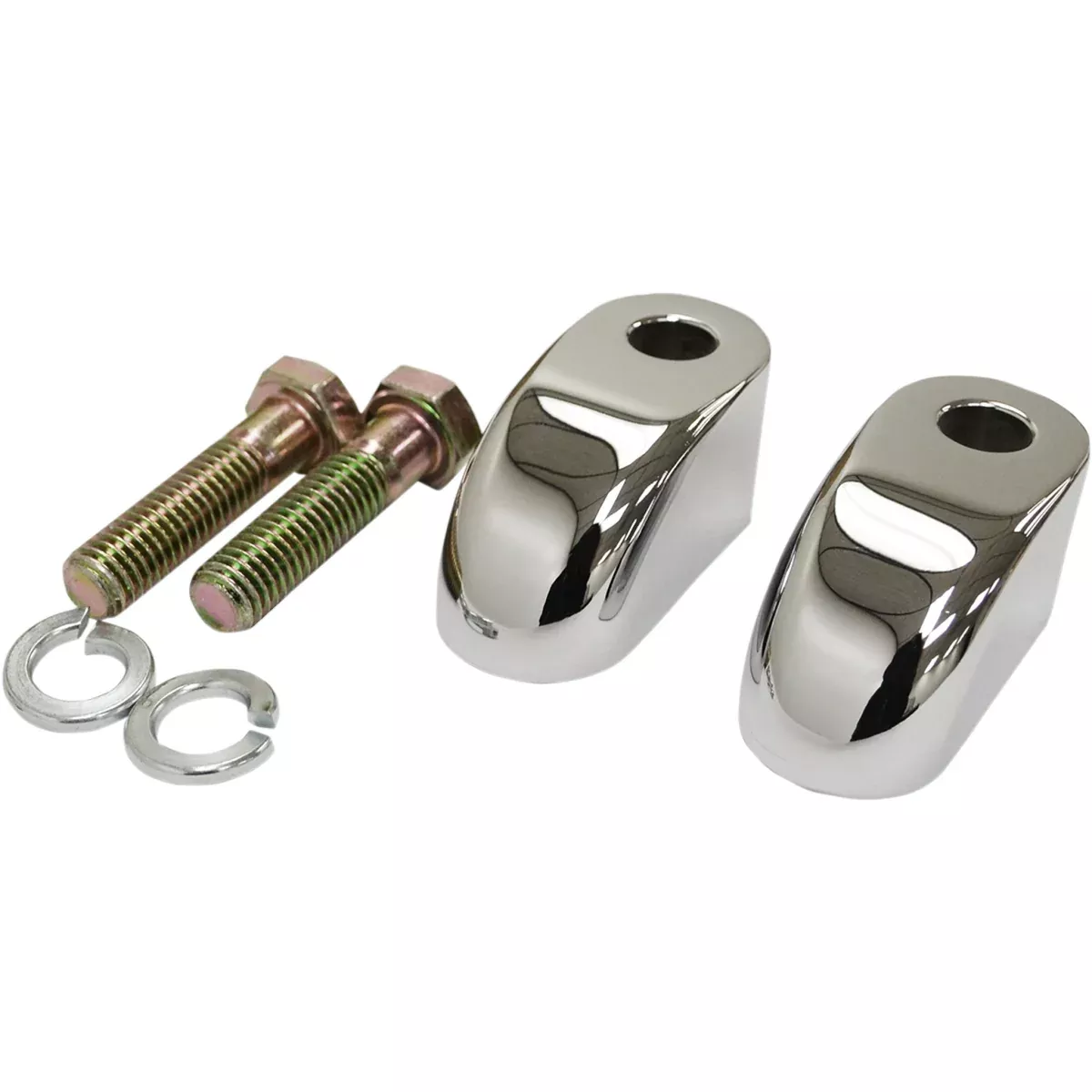 LA CHOPPERS 0602-0689 LA-7416-01 Handlebar Riser Pullback Extension Kit – Riser Extensions – Pullback – 1″ – Chrome