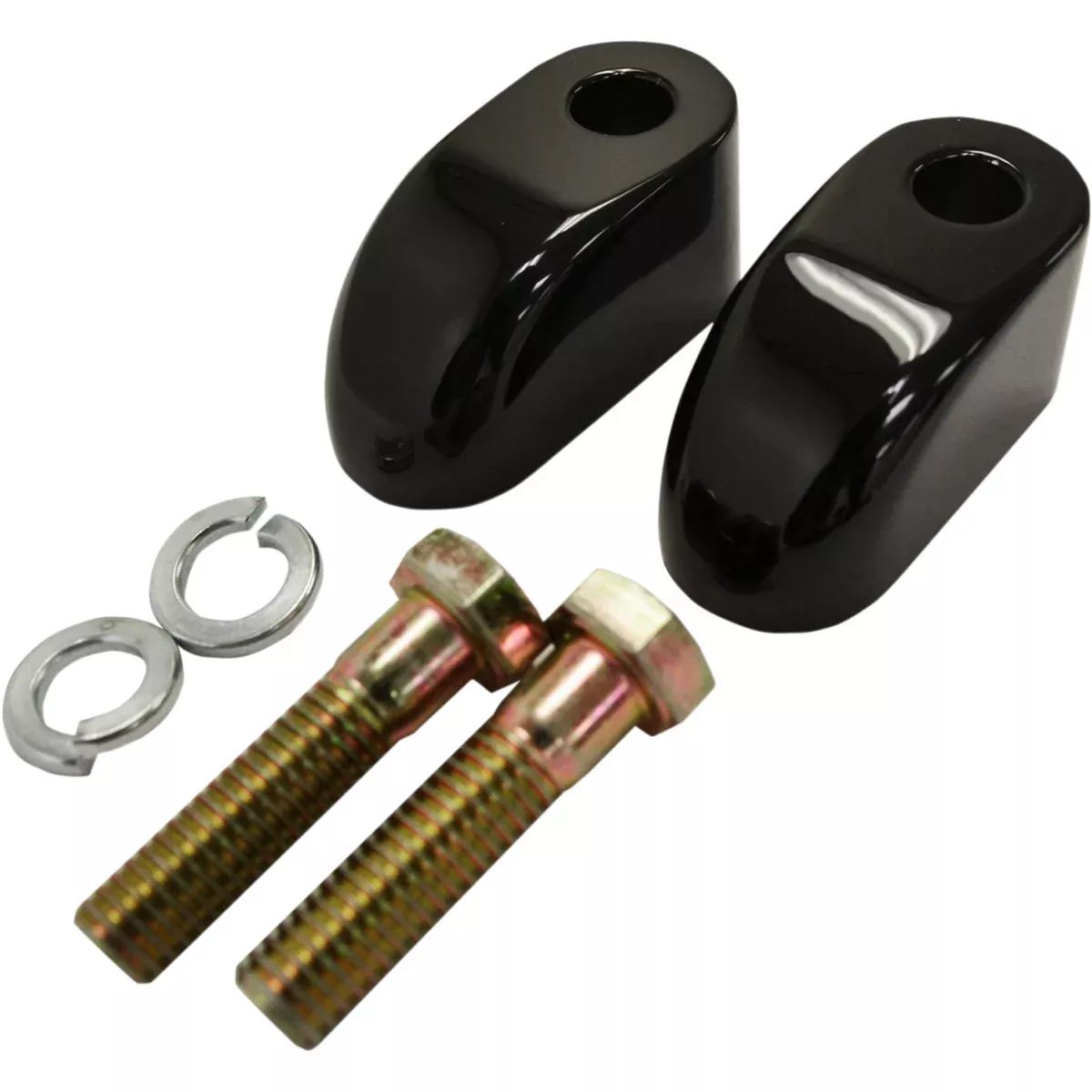 LA CHOPPERS 0602-0690 LA-7416-01B Handlebar Riser Pullback Extension Kit – Riser Extensions – Pullback – 1″ – Black