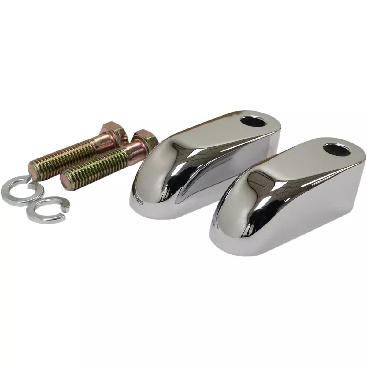LA CHOPPERS 0602-0691 LA-7416-02 Handlebar Riser Pullback Extension Kit – Riser Extensions – Pullback – 2″ – Chrome