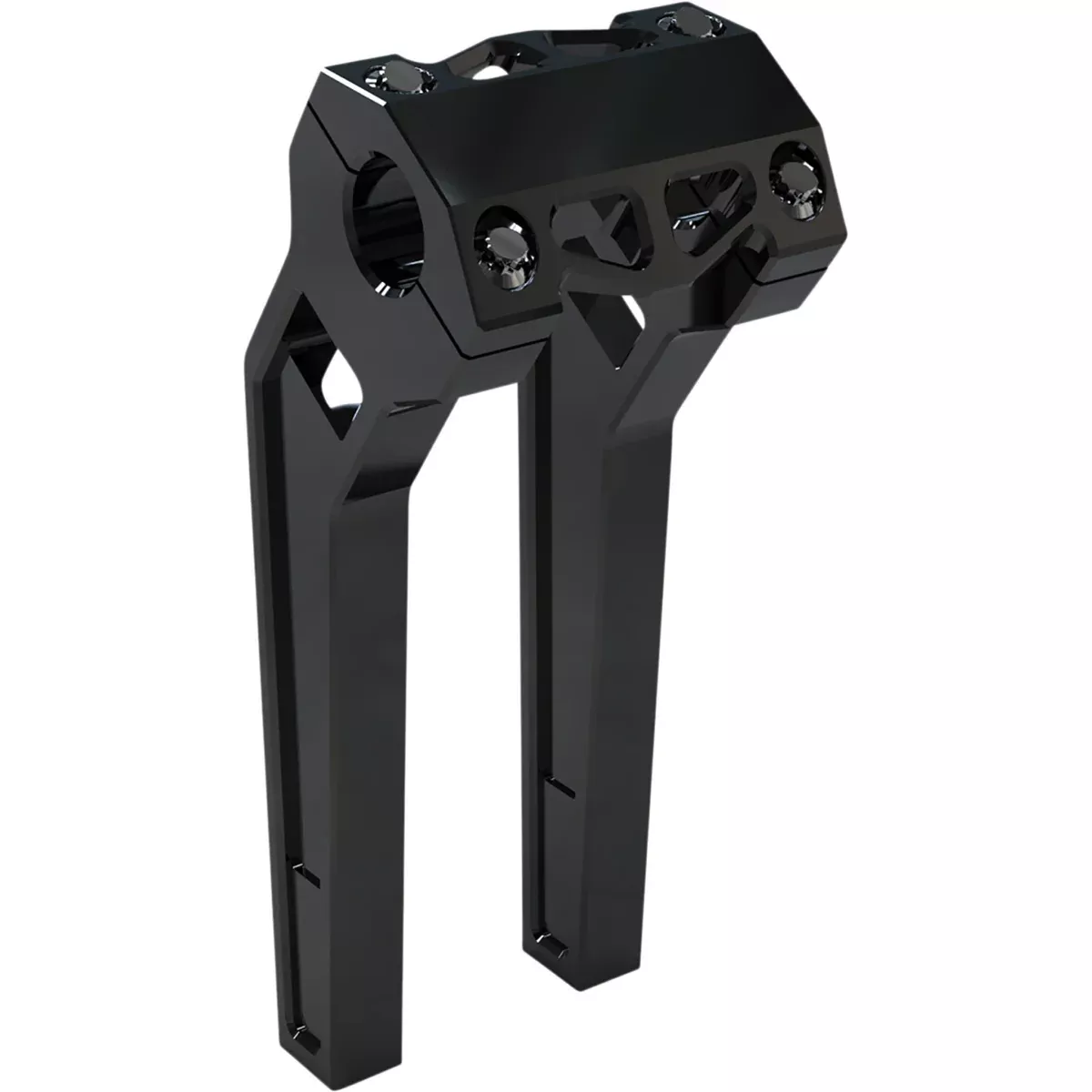 LA CHOPPERS 0602-1208 LA-7481-10B Performance Risers – Pullback – 10″ x 1-1/4″ – Black Anodized
