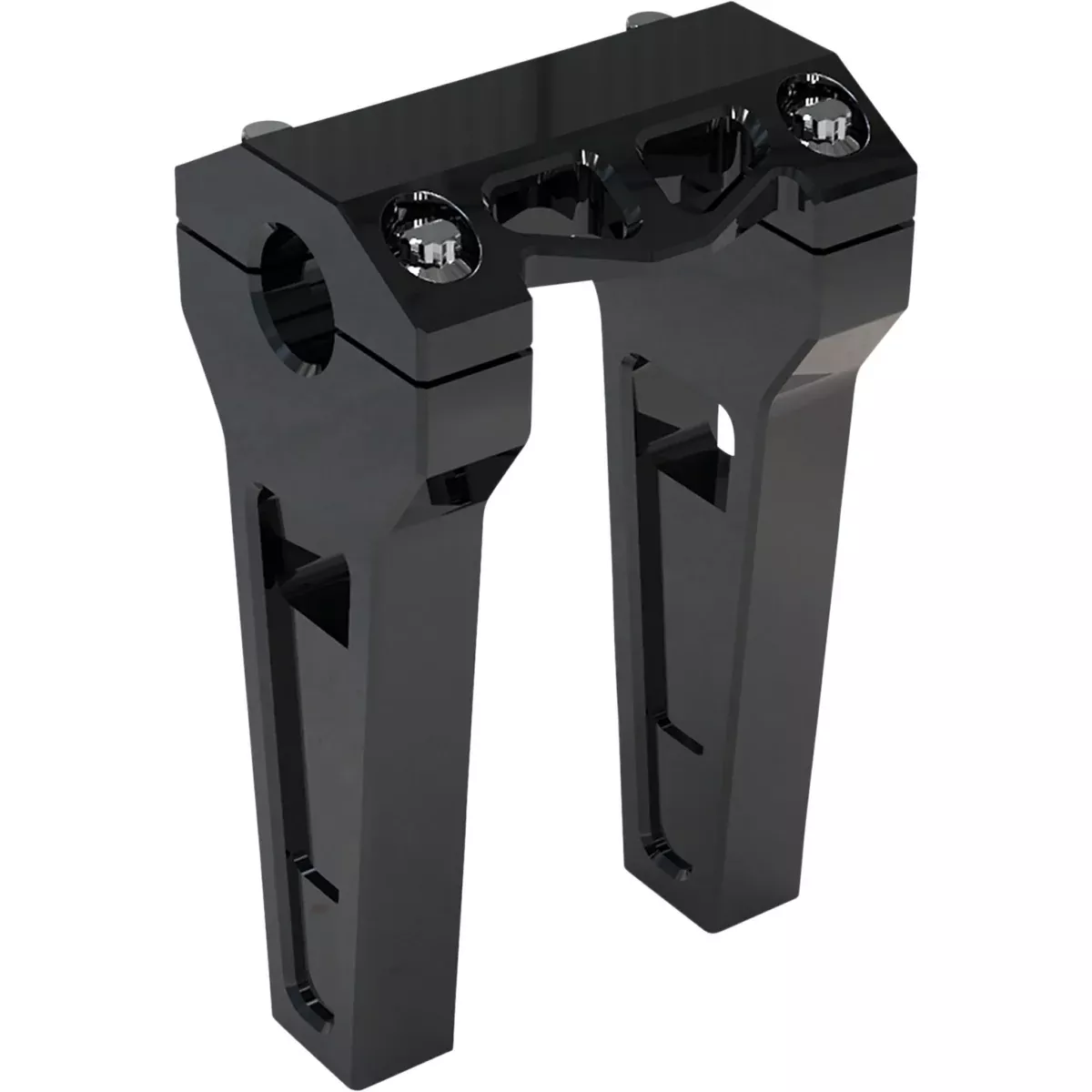 LA CHOPPERS 0602-1212 LA-7470-06B Performance Risers – Straight – 6″ – Black Anodized
