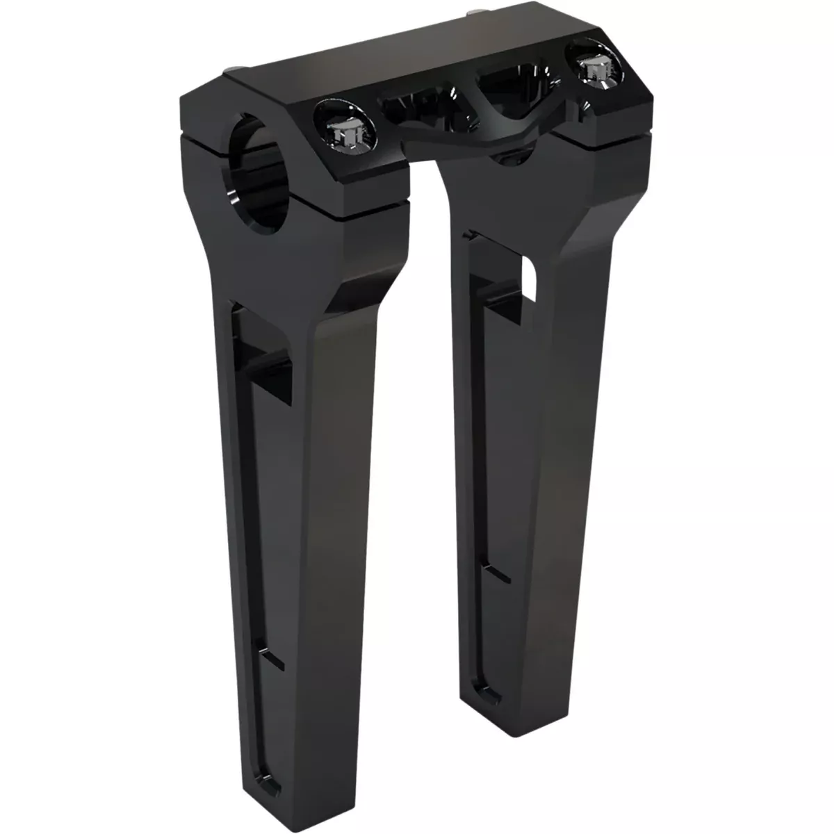 LA CHOPPERS 0602-1225 LA-7480-08B Performance Risers – Straight – 8″ x 1-1/4″ – Black Anodized