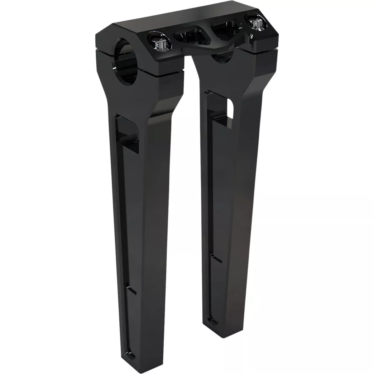 LA CHOPPERS 0602-1226 LA-7480-10B Performance Risers – Straight – 10″ x 1-1/4″ – Black Anodized