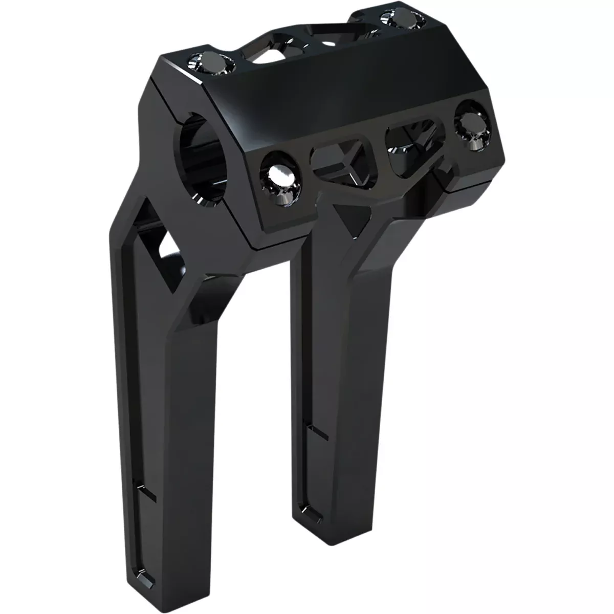 LA CHOPPERS 0602-1231 LA-7481-08B Performance Risers – Pullback – 8″ x 1-1/4″ – Black Anodized