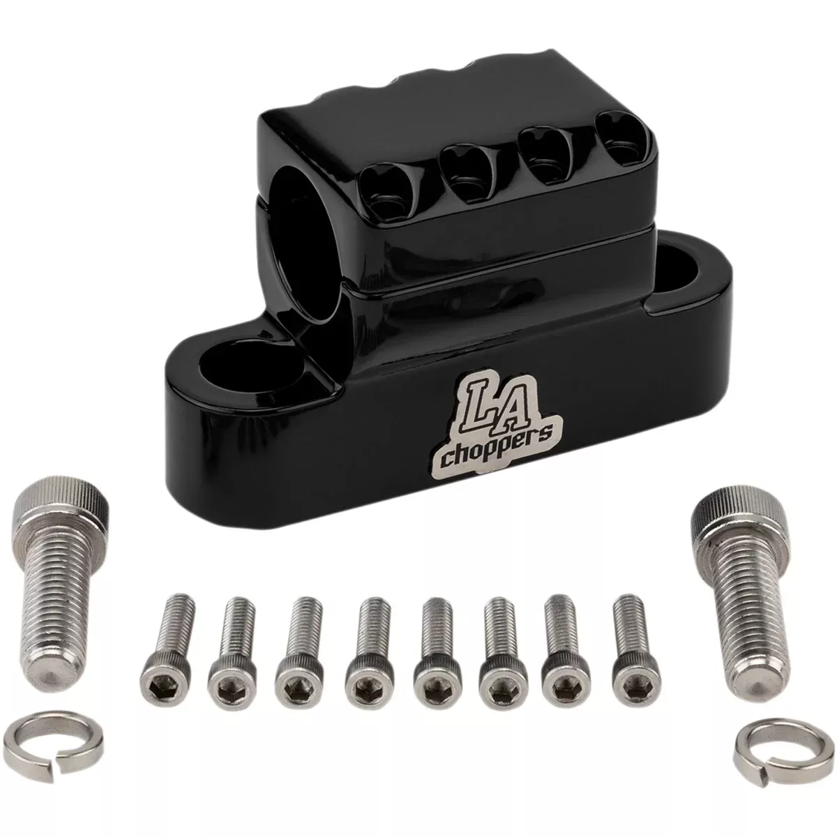 LA CHOPPERS 0603-0823 LA-7335-XXCB Kage Fighter Handlebar Clamp – Black