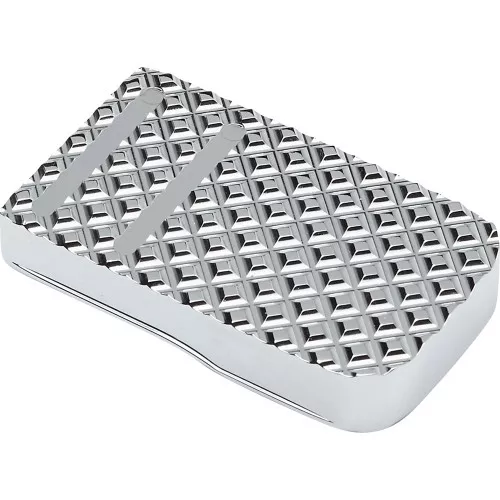 LA Choppers Billet County Brake Pedal Tip for OEM Touring Brake Arm - Chrome
