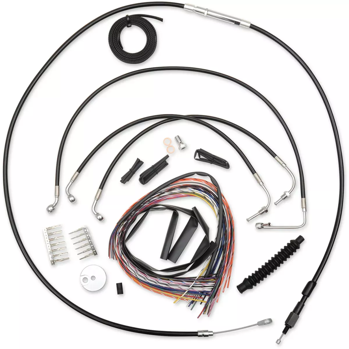 La Choppers Complete Cable Kit – LA-8010KT2-16B For Harley Touring 2008-2013