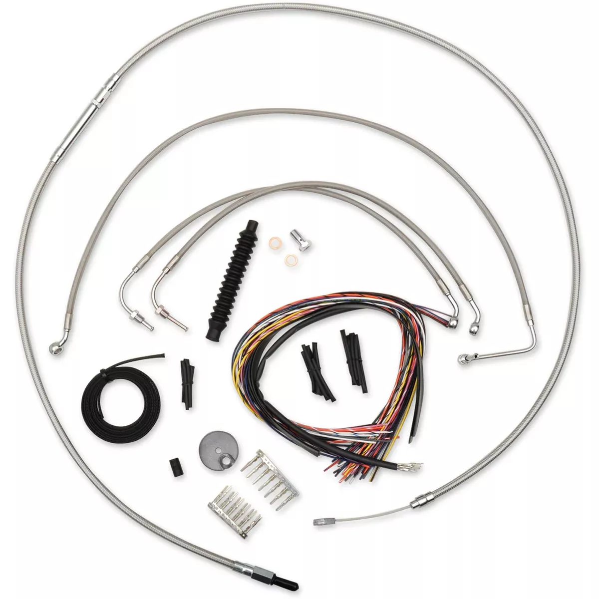 La Choppers Complete Cable Kit – LA-8011KT2-19 For Harley Road King 2014-2015