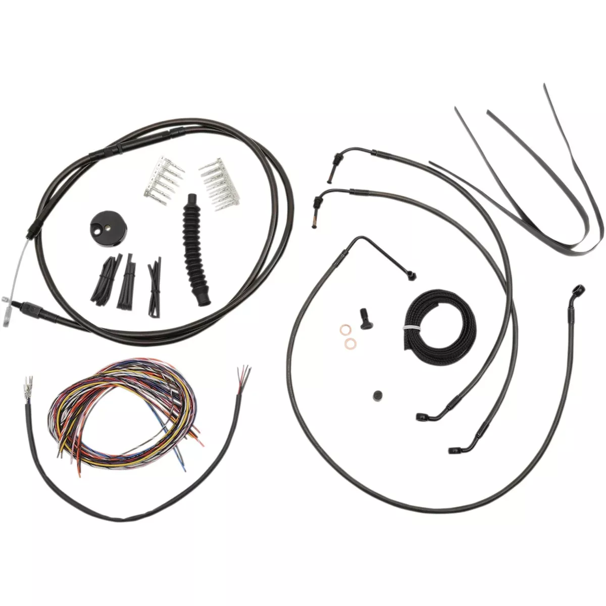 La Choppers Complete Cable Kit – LA-8052KT2-19M For Harley Touring 2014-2015