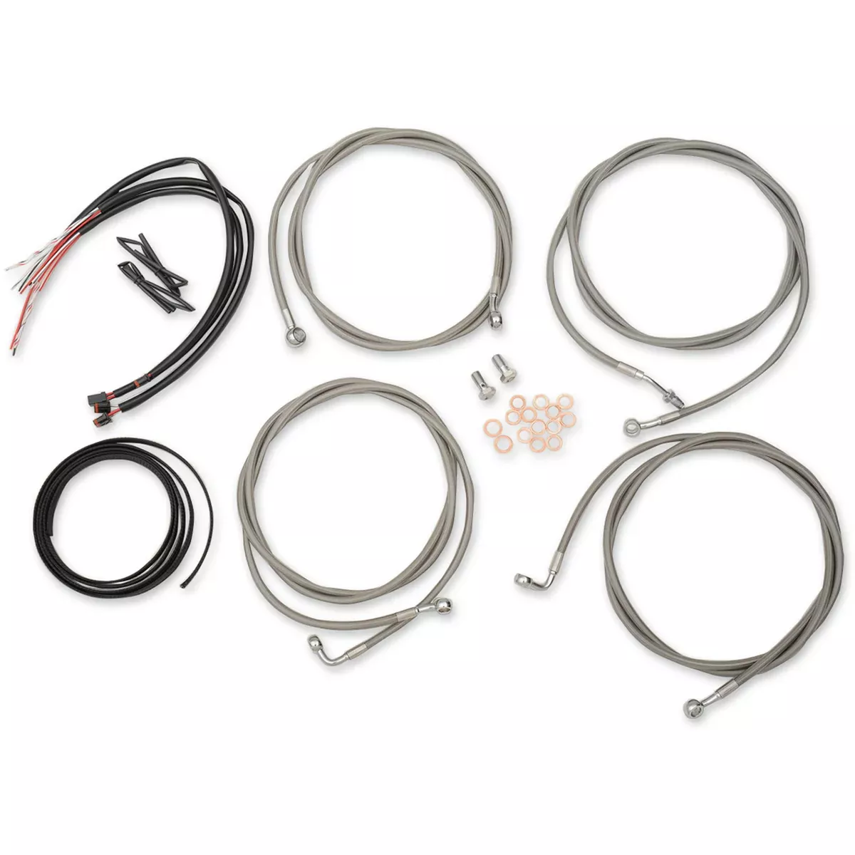 La Choppers Complete Cable Kit – LA-8054KT2-16 For Harley Touring 2017-2020
