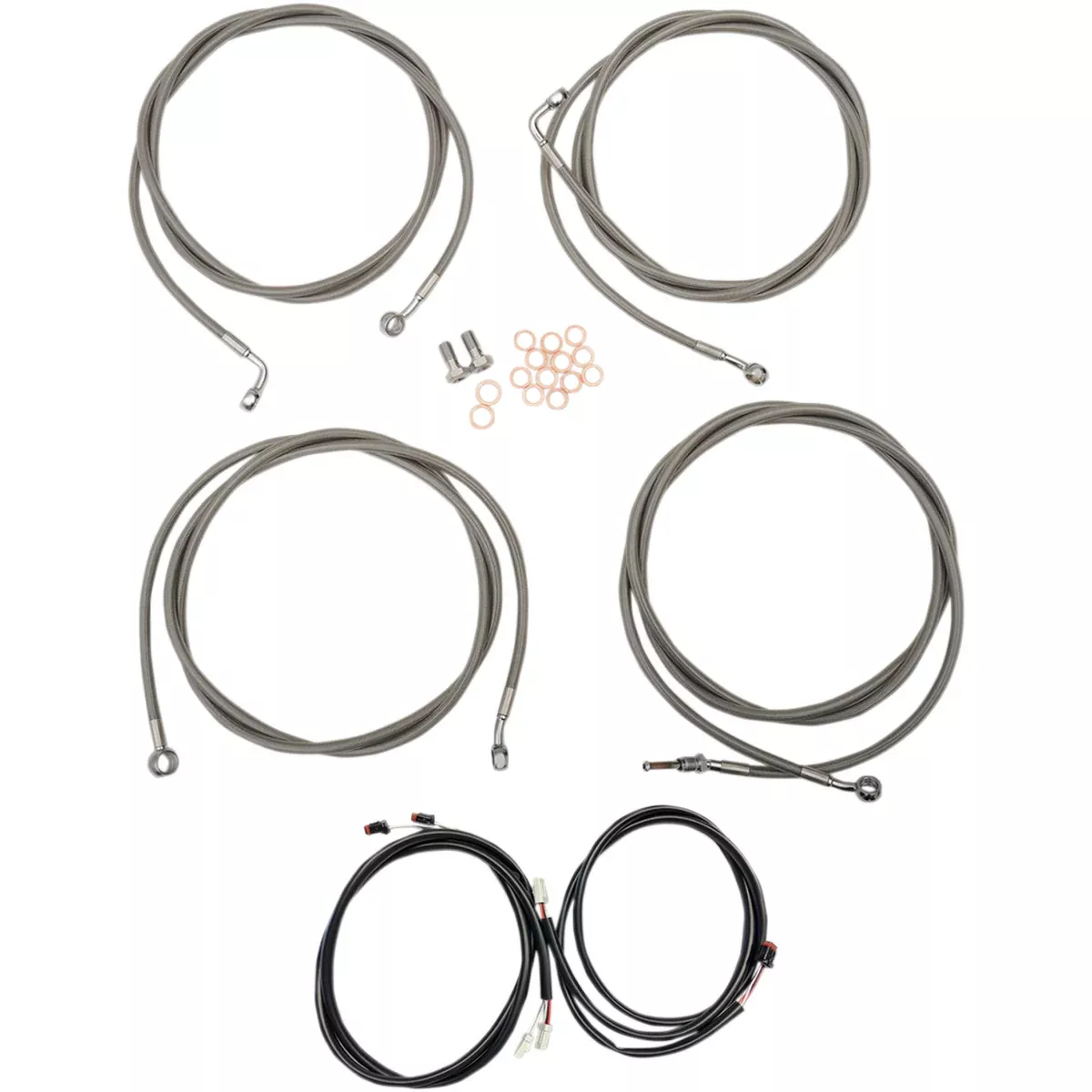 La Choppers Complete Cable Kit – LA-8054KT3-13 For Harley Touring 2017-2020