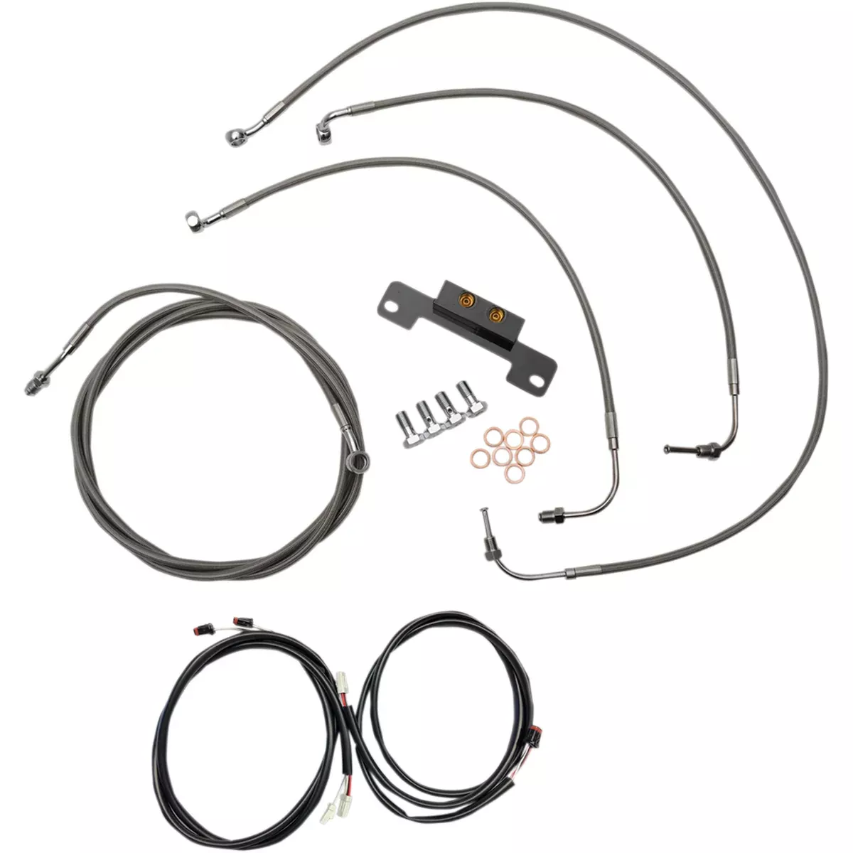 La Choppers Complete Cable Kit – LA-8055KT3-16 For Harley Touring 2017-2019