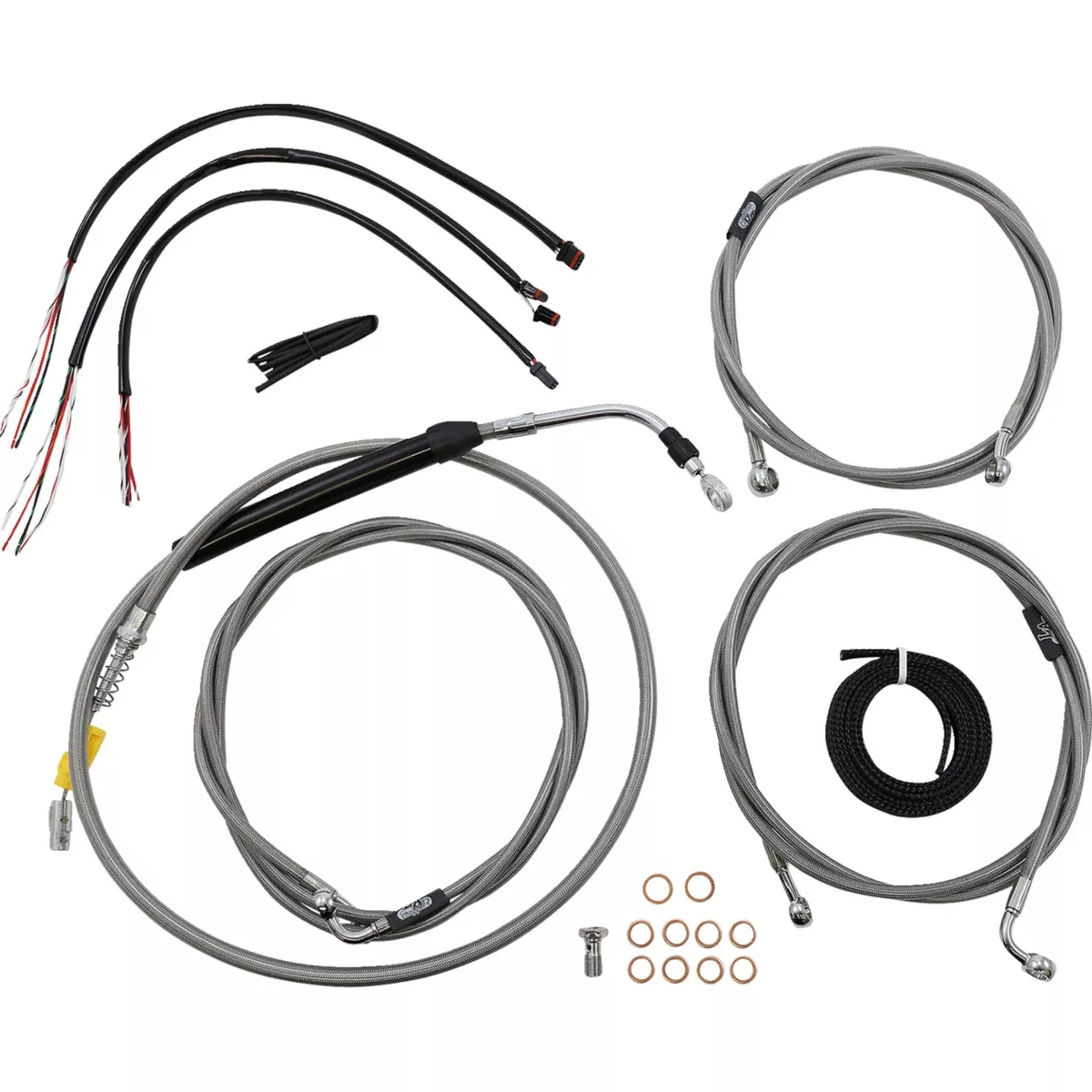 La Choppers Complete Cable Kit – LA-8056KT2-13 For Harley Touring 2021-2022
