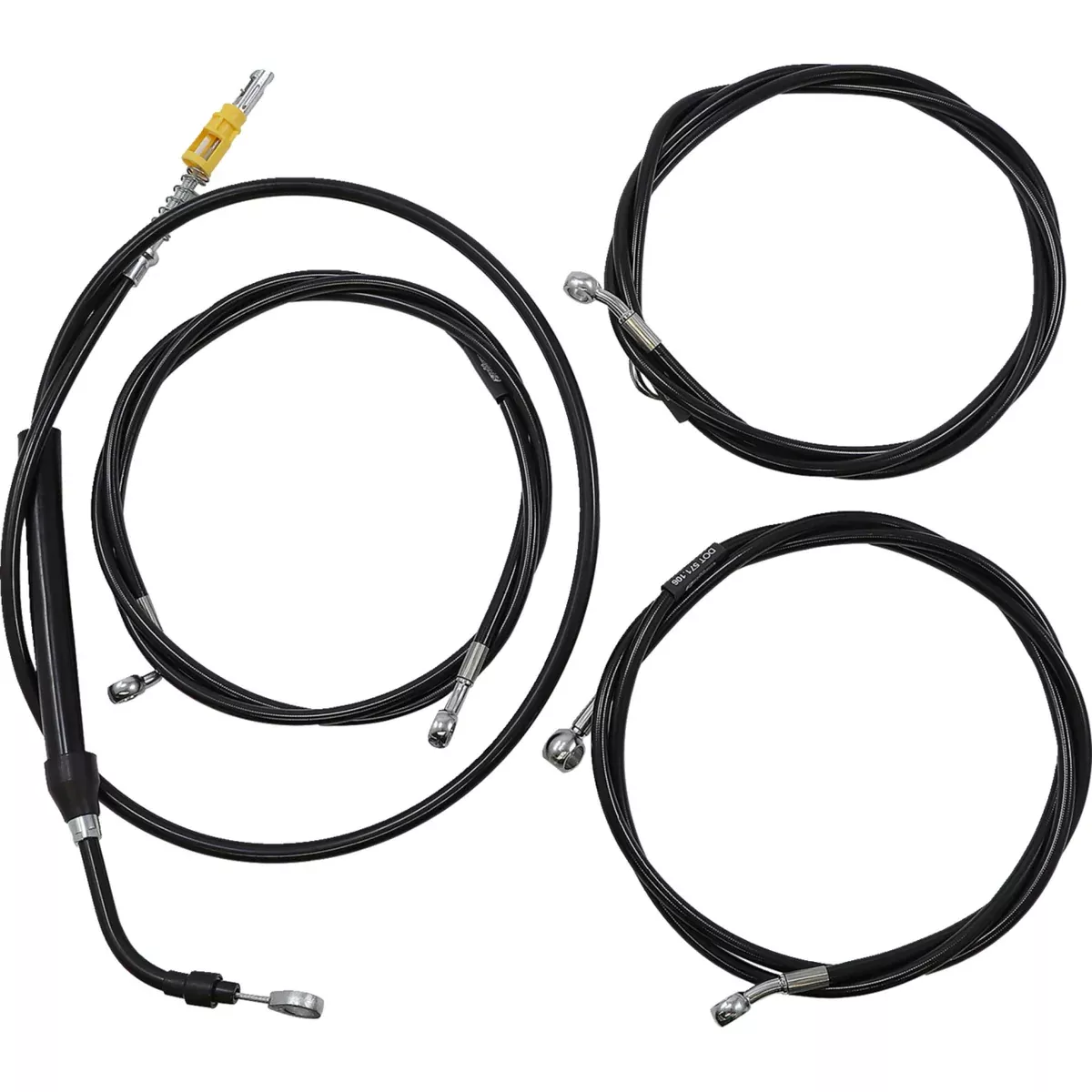 La Choppers Complete Cable Kit – LA-8056KT2-13B For Harley Touring 2021-2022