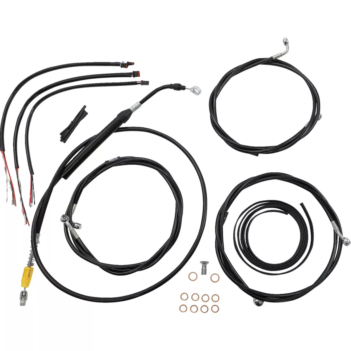La Choppers Complete Cable Kit – LA-8056KT2-19B For Harley Touring 2021-2022
