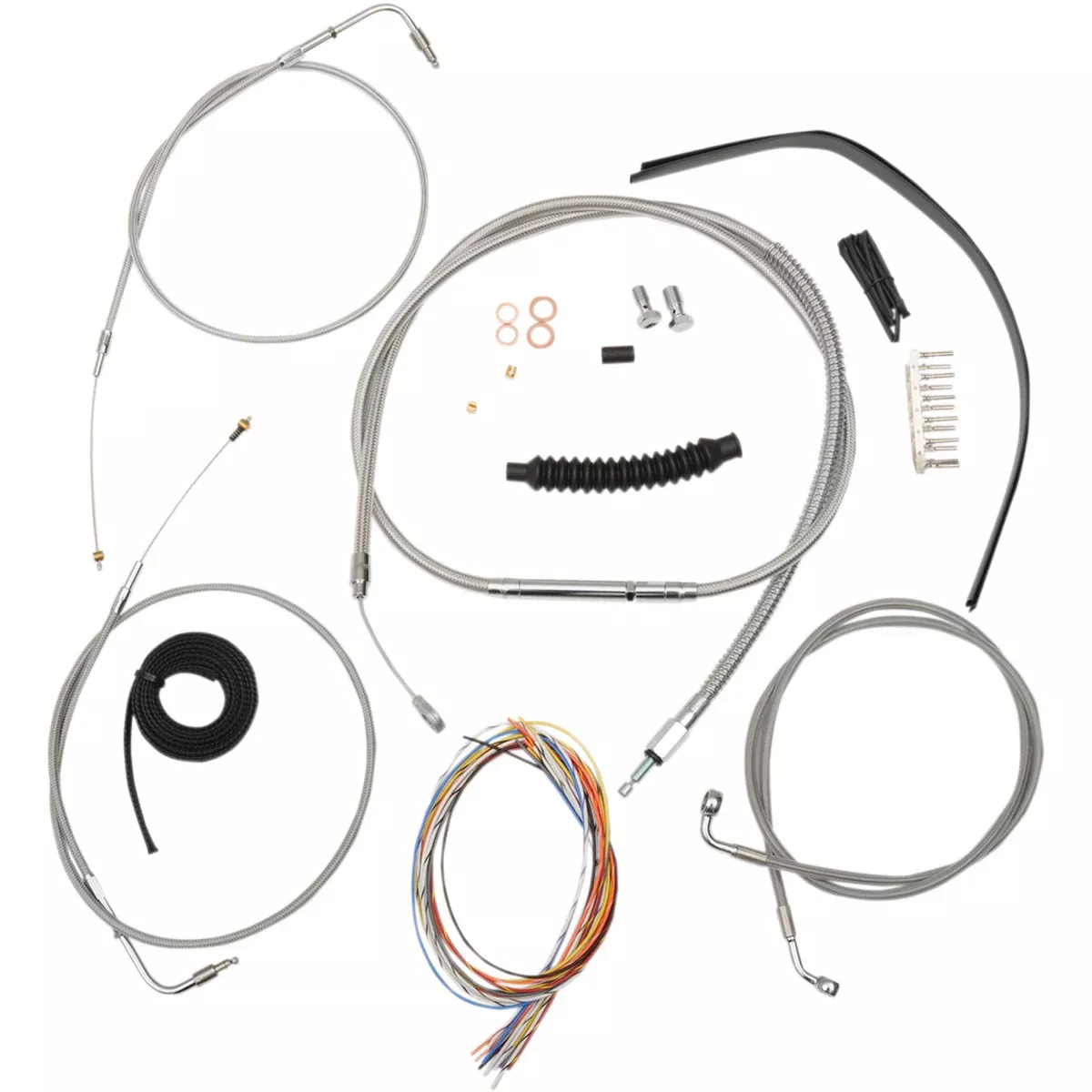 La Choppers Complete Cable Kit – LA-8110KT2B-13 For Harley Softail 2011-2015