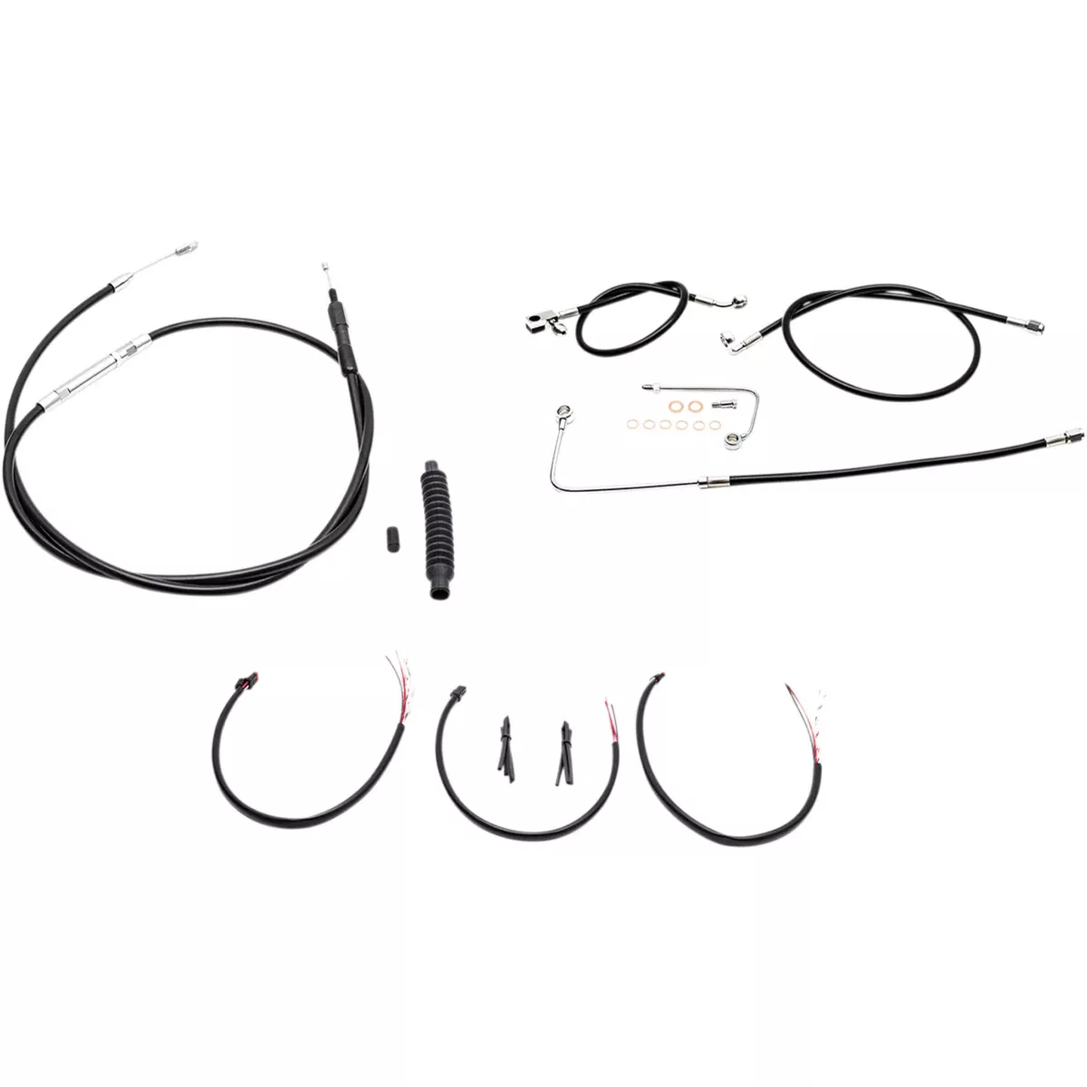 La Choppers Complete Cable Kit - LA-8151KT2B-19B For Harley Softail 2016-2017