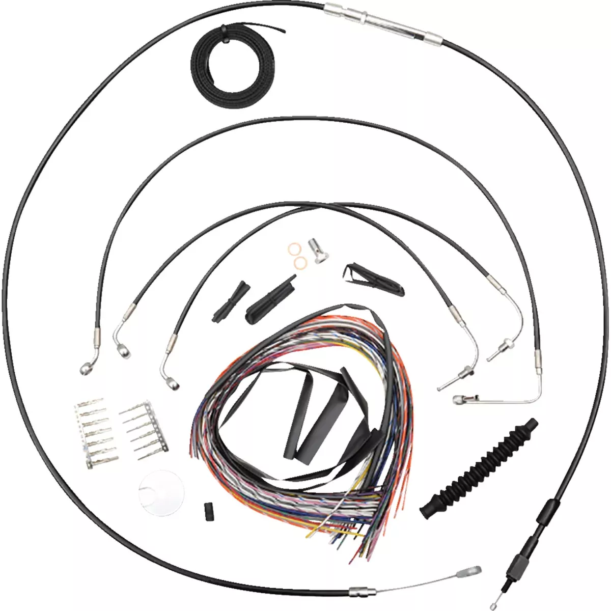 La Choppers Complete Cable Kit – LA-8155KT2-13B For Harley Softail 2018-2022