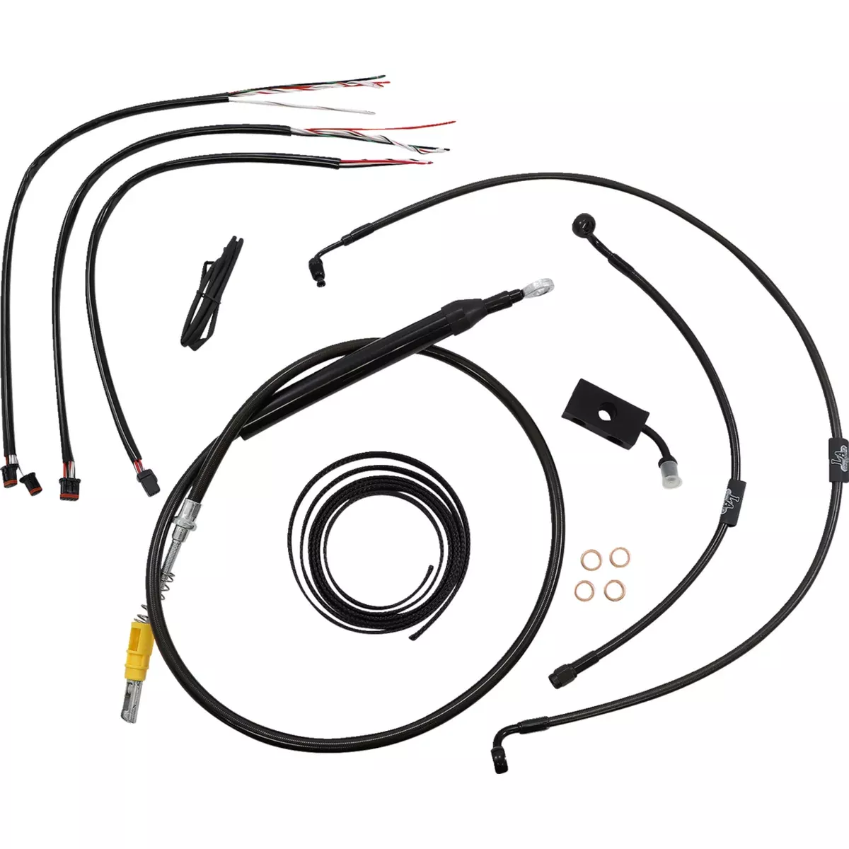 La Choppers Complete Cable Kit – LA-8155KT2-16M For Harley Softail 2018-2022