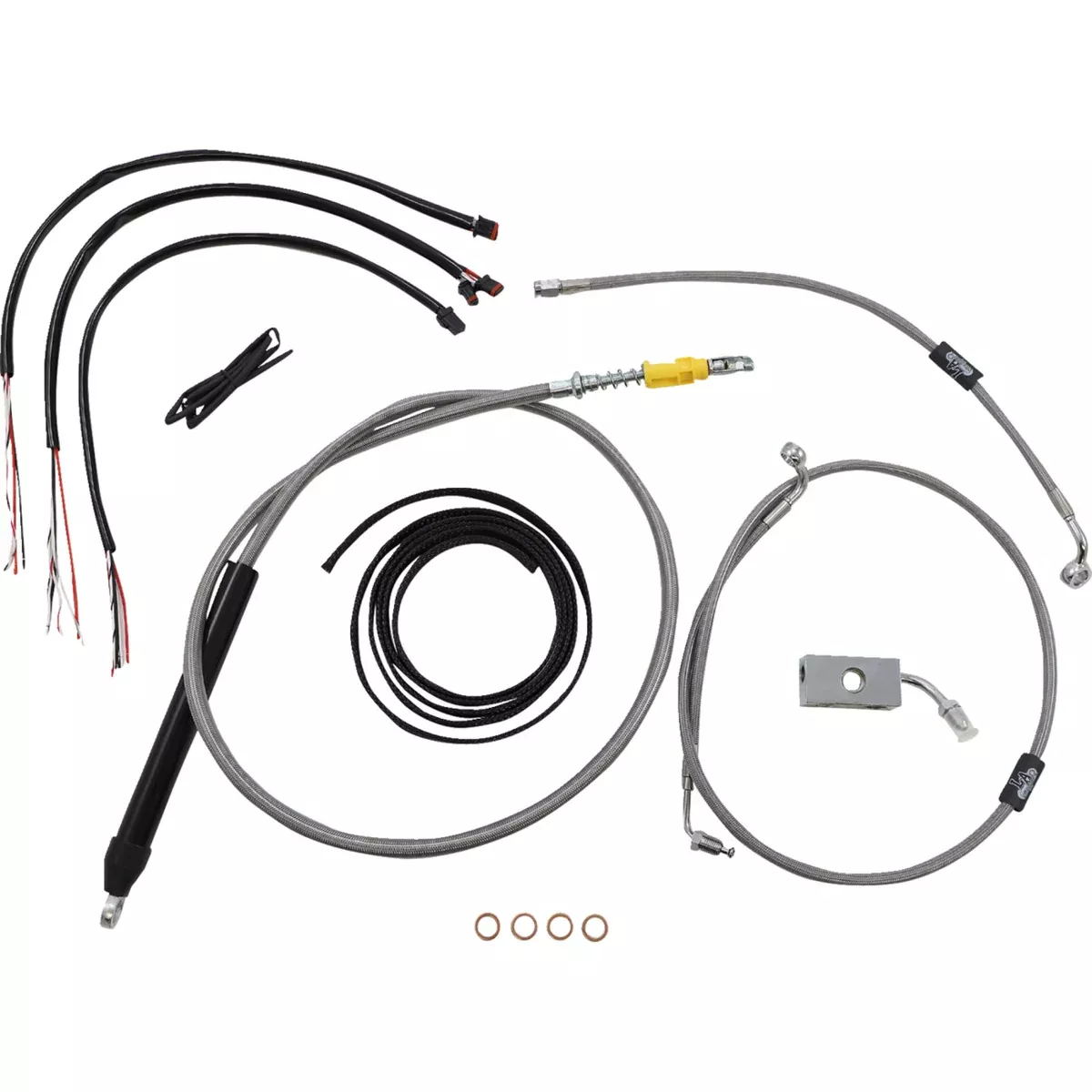 La Choppers Complete Cable Kit - LA-8155KT2-19 For Harley Softail 2018-2022