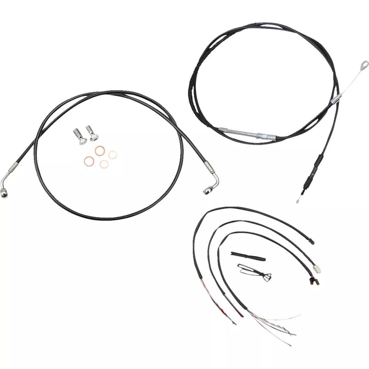 La Choppers Complete Cable Kit – LA-8156KT2-13B For Harley Softail 2018-2022
