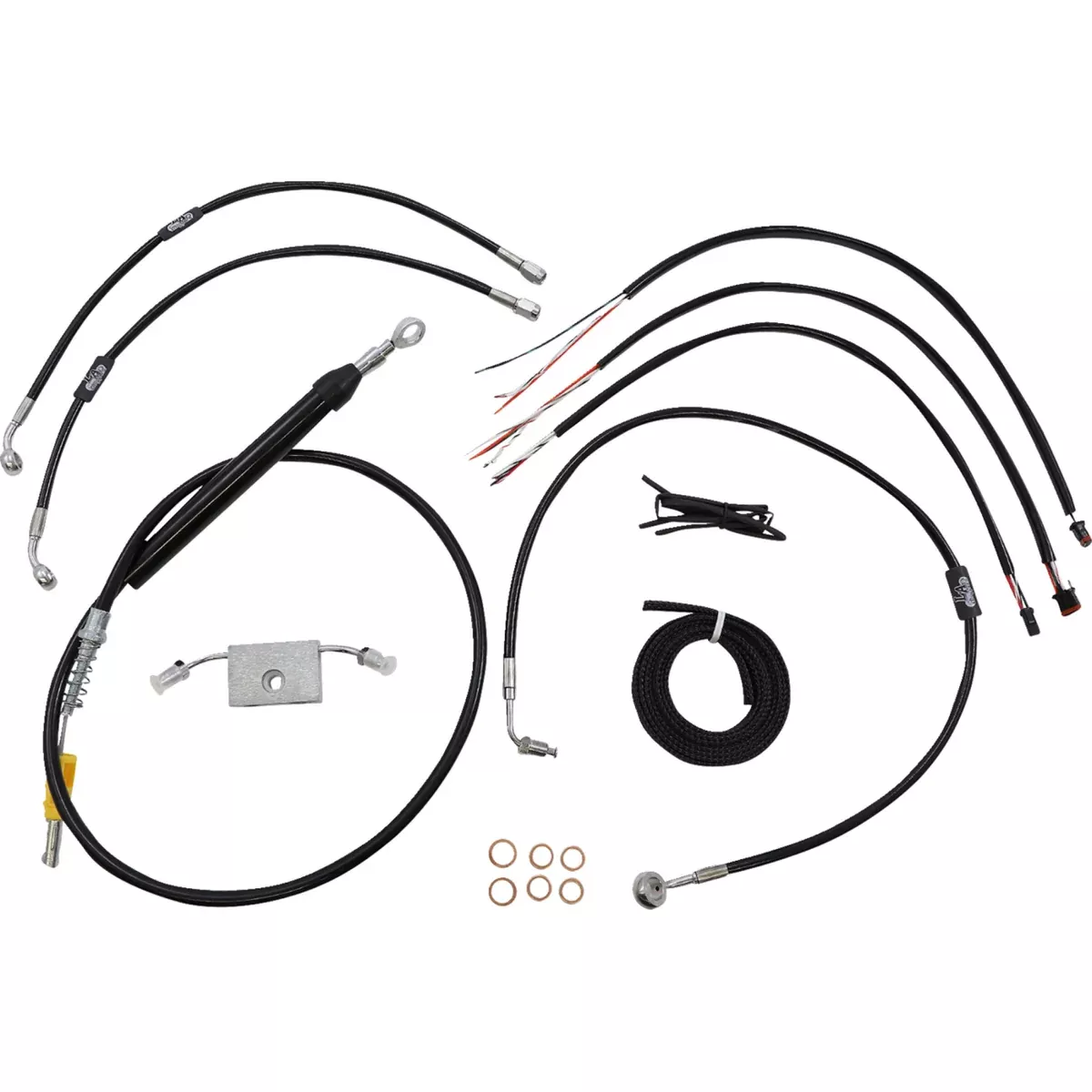 La Choppers Complete Cable Kit – LA-8157KT2-13B For Harley Softail 2018-2024