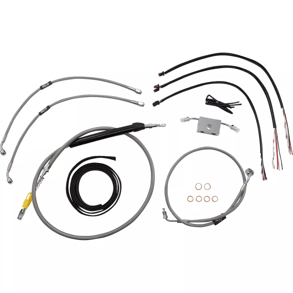 La Choppers Complete Cable Kit – LA-8157KT2-16 For Harley Softail 2018-2024