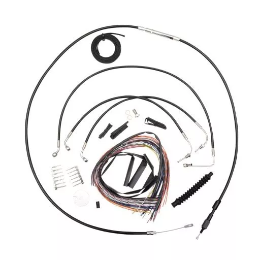 LA Choppers Handlebar Cable Brake Line And Wire Kit For Harley Touring 2023-2026