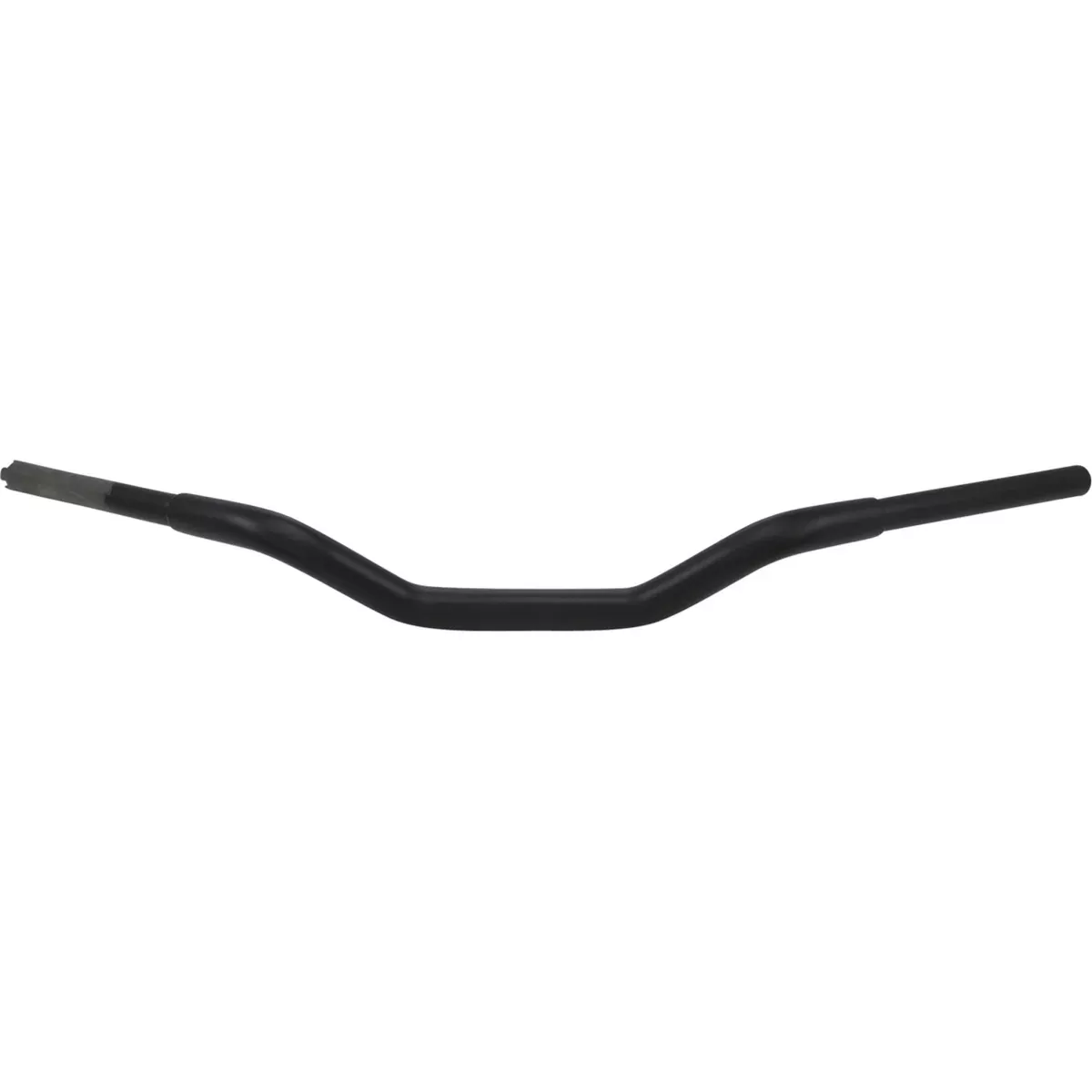 LA Choppers Hefty 1-1/4" Handlebar — Superbar Hefty Super Bar Flat Black - LA-7312-09M