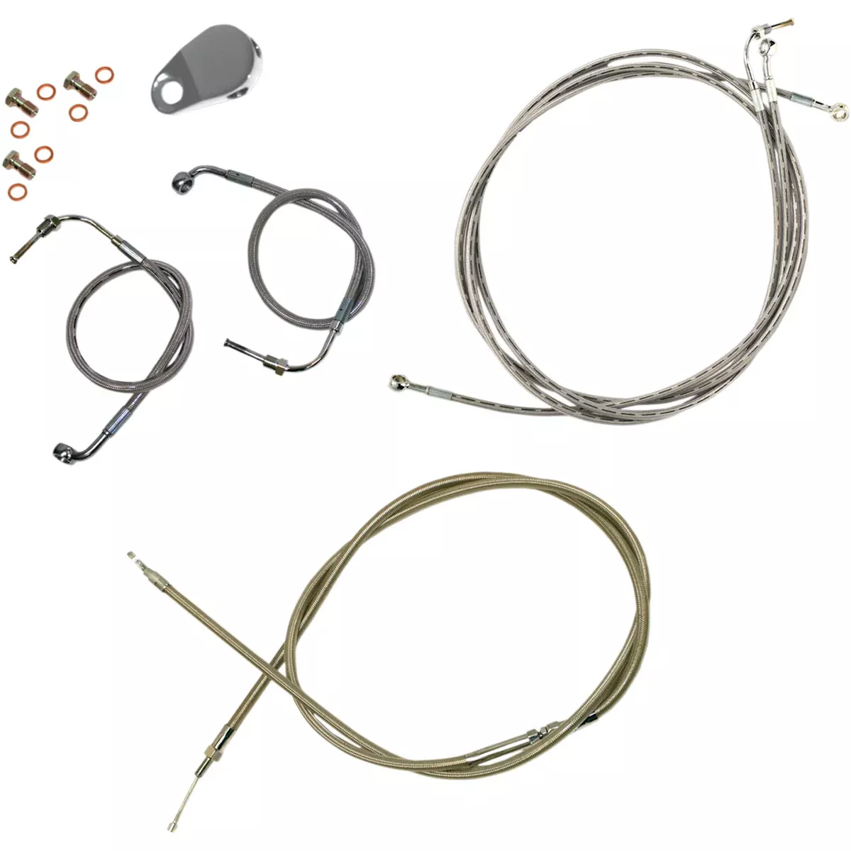 La Choppers Standard Cable Kit - LA-8050KT-13 For Harley Road Glide 2008-2013