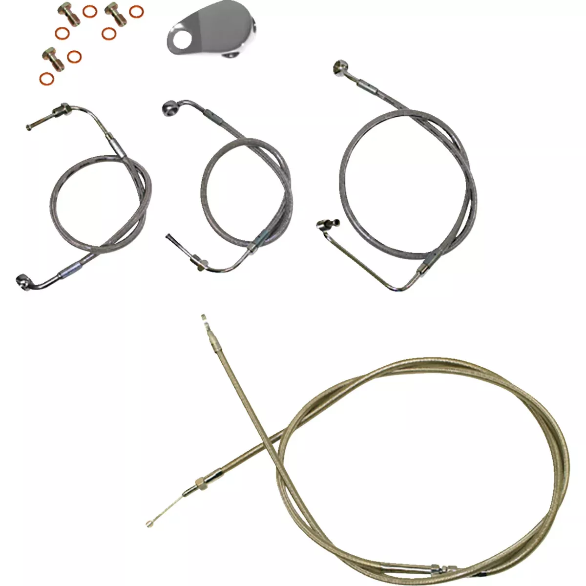 La Choppers Standard Cable Kit - LA-8155KT-13 For Harley Softail 2018-2022