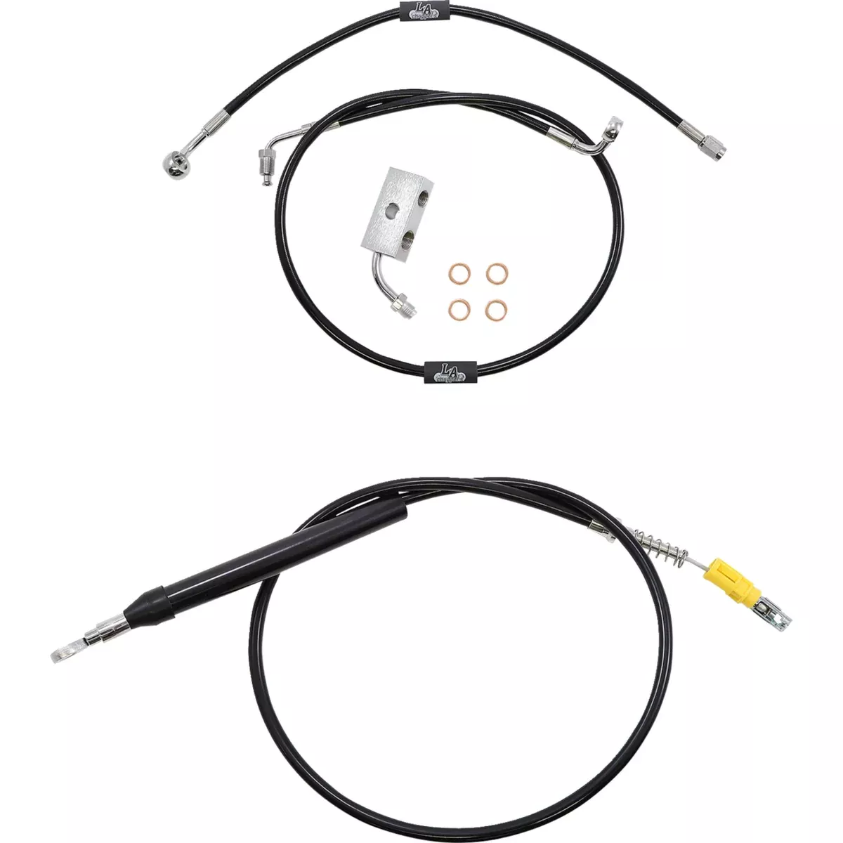 La Choppers Standard Cable Kit - LA-8155KT-16B For Harley Softail 2018-2022
