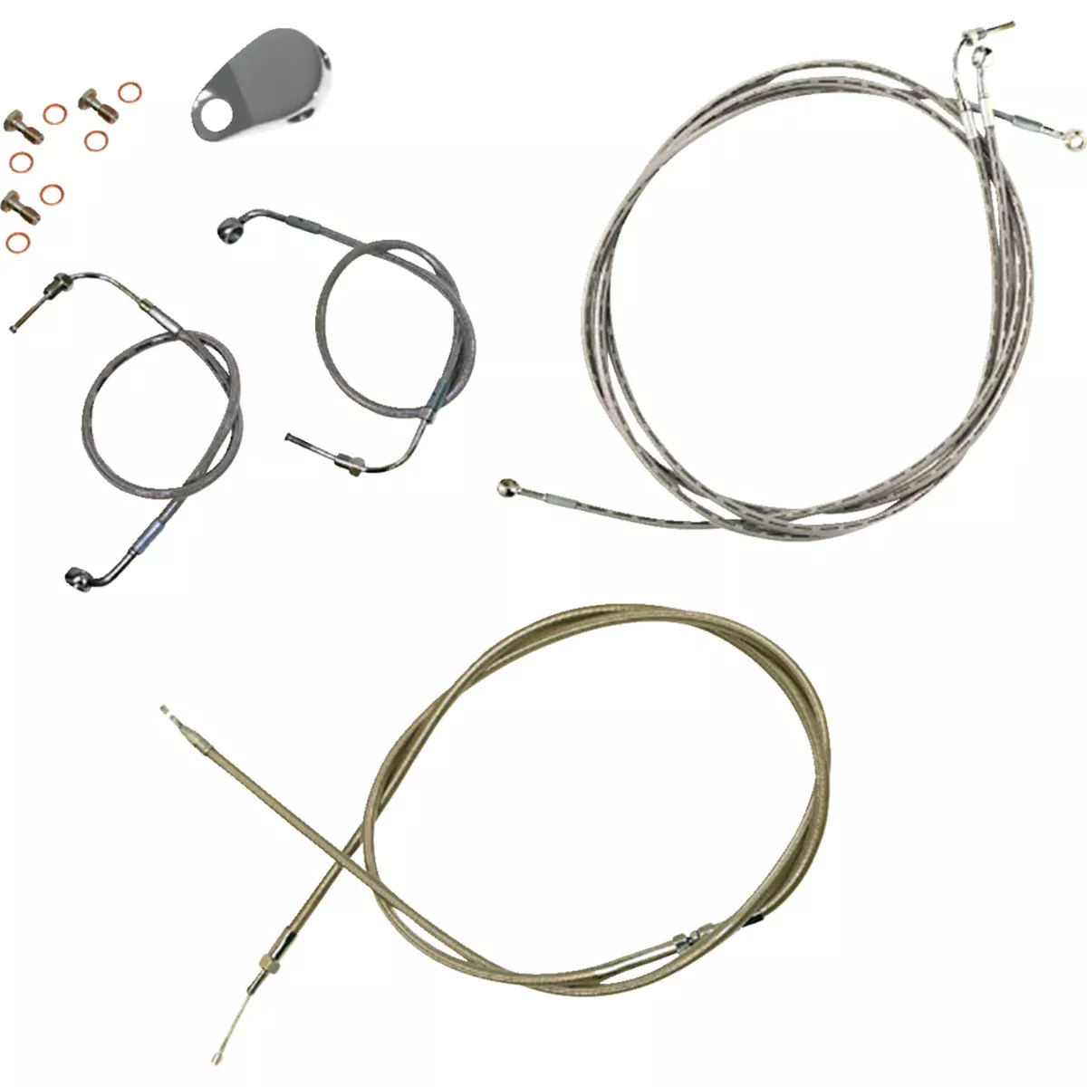 La Choppers Standard Cable Kit – LA-8157KT-08 For Harley Softail 2018-2024