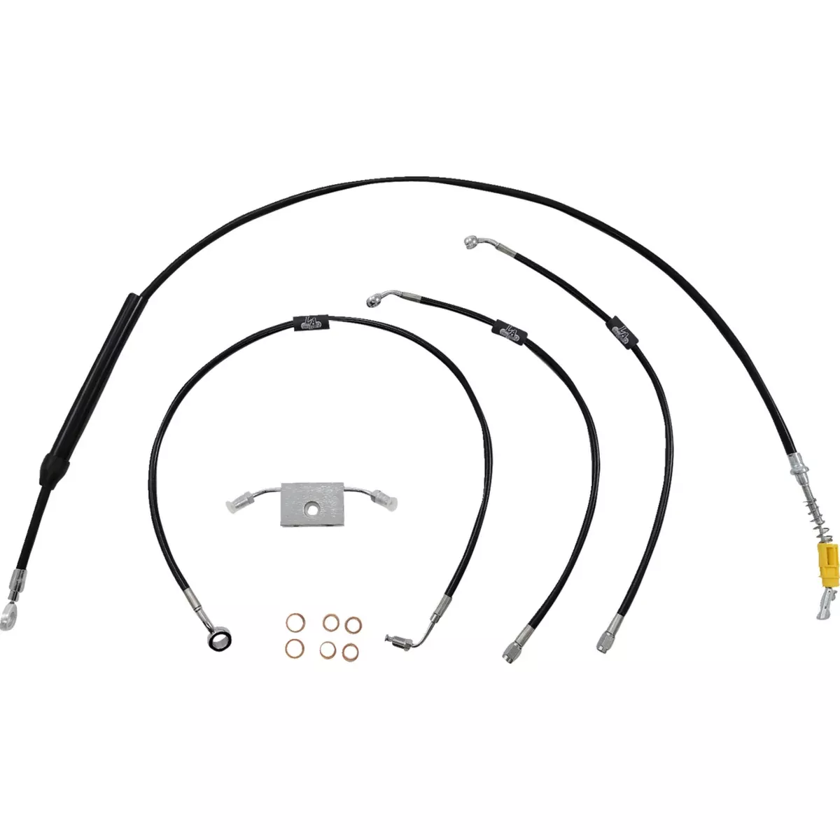 La Choppers Standard Cable Kit - LA-8157KT-13B For Harley Softail 2018-2024
