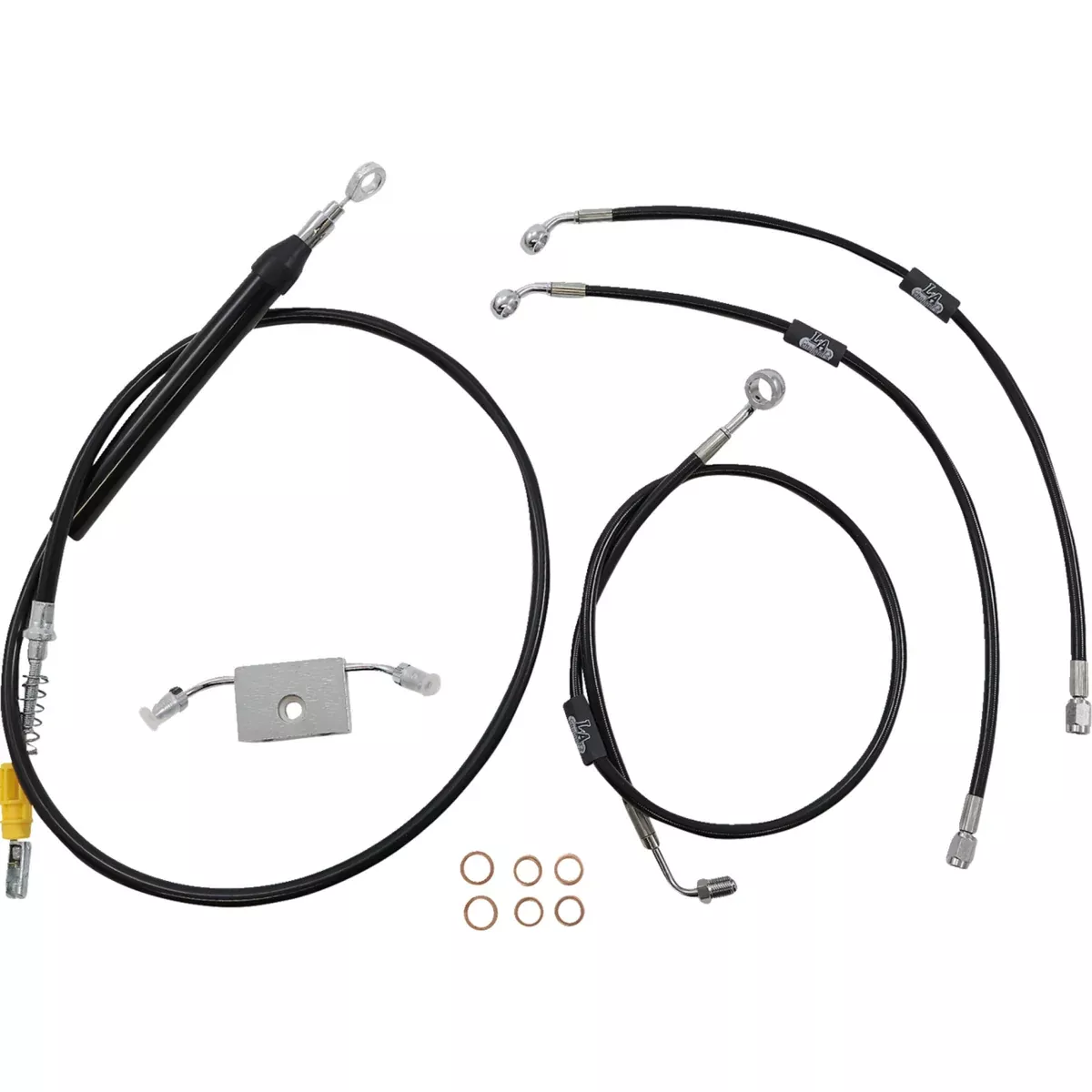 La Choppers Standard Cable Kit - LA-8157KT-16B For Harley Softail 2018-2024