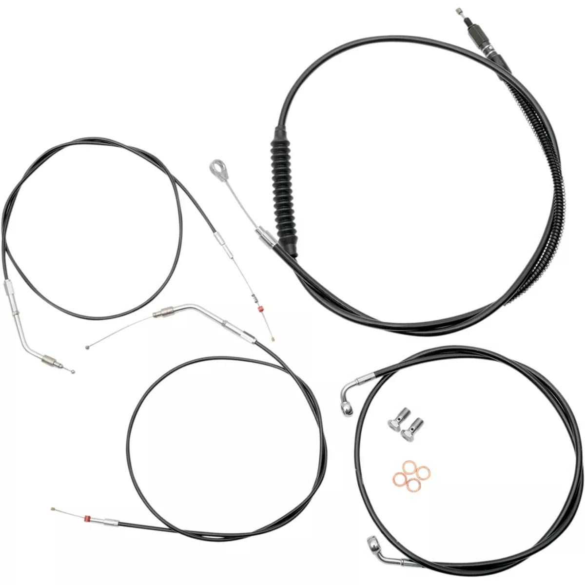 La Choppers Standard Cable Kit - LA-8300KT-16B For Harley Sportster 1996-2003