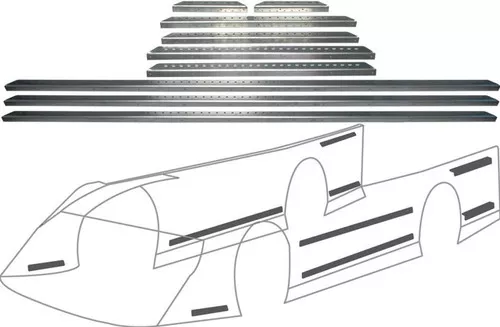 Late Model Aluminum Body Brace Kit ALL23107