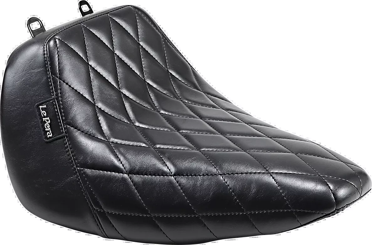 LE PERA Bare Bones Solo Seat - Diamond Stitch - Black - FLFB/S '18-'23 - LYO-007DM