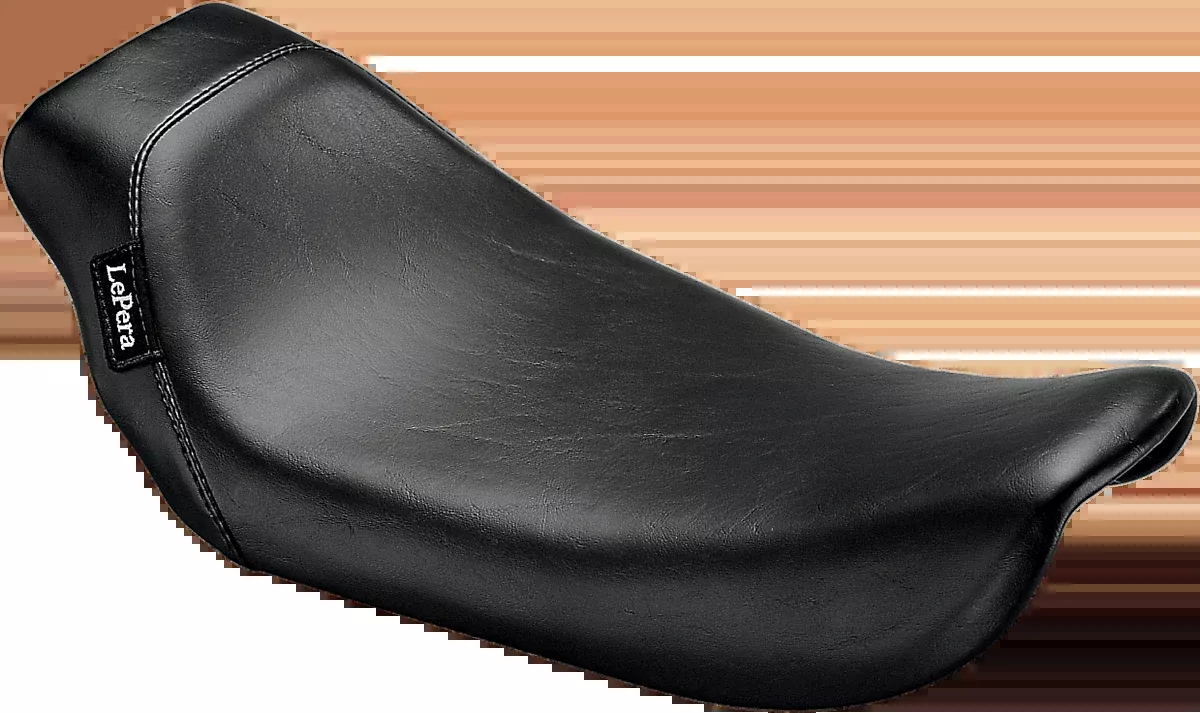LE PERA Bare Bones Solo Seat - Smooth - Black - FXDWG '96-'03 - LN-003