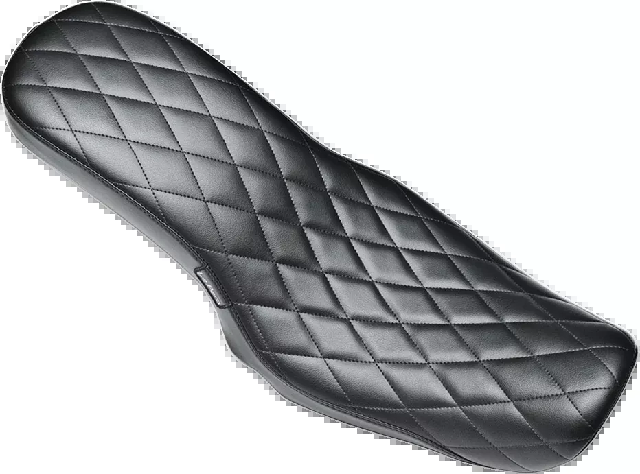 LE PERA Cobra Full-Length Seat - Diamond - Black - FXD '06-'17 - LK-071DM