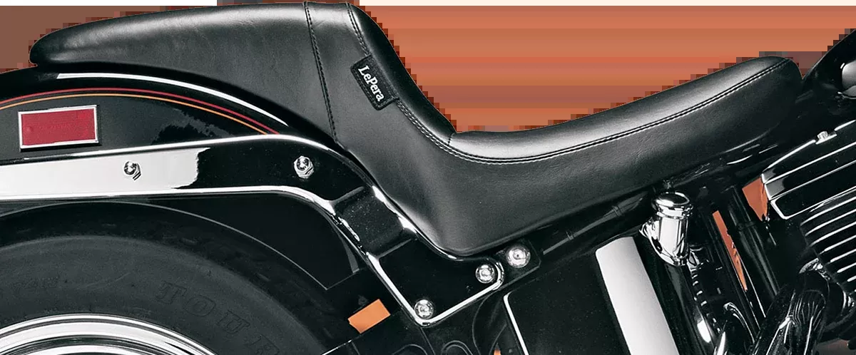 LE PERA Daytona Sport Seat - Smooth - Black - Softail '84-'99 - LN-540S
