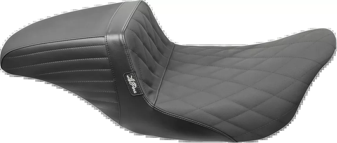 LE PERA Kickflip Daddy Long Legs Seat - Diamond w/ Gripp Tape - Black - FL '08-'23 - LK-597DLDMGP