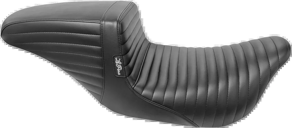 LE PERA Kickflip Daddy Long Legs Seat - Pleated - Black - FL '08-'25 - LK-597DLPT