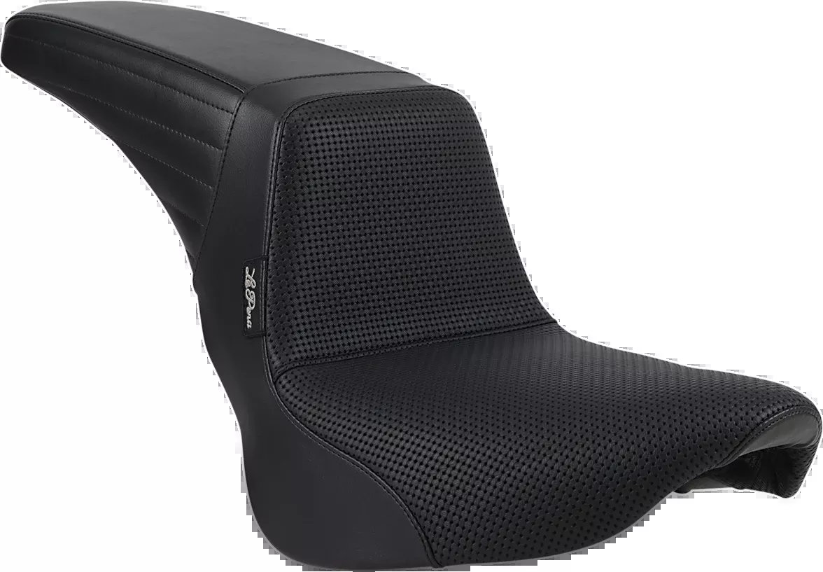 LE PERA Kickflip Seat - Basketweave - Black - Softail '18-'23 - LYR-590BW