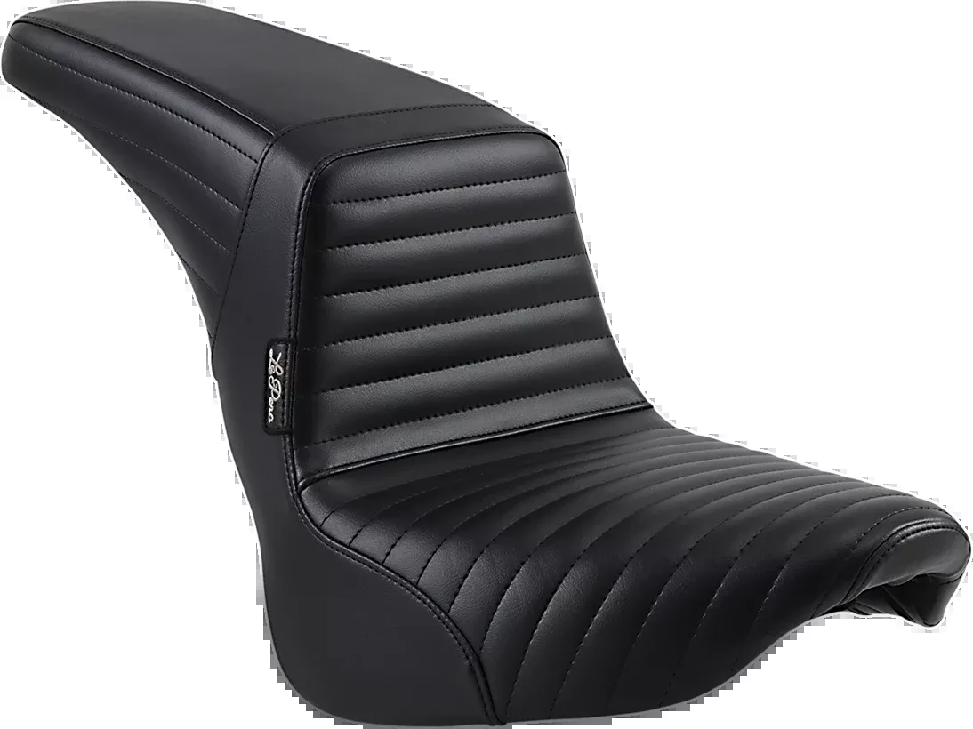 LE PERA Kickflip Seat - Pleated - Black - Softail '18-'23 - LYF-590PT