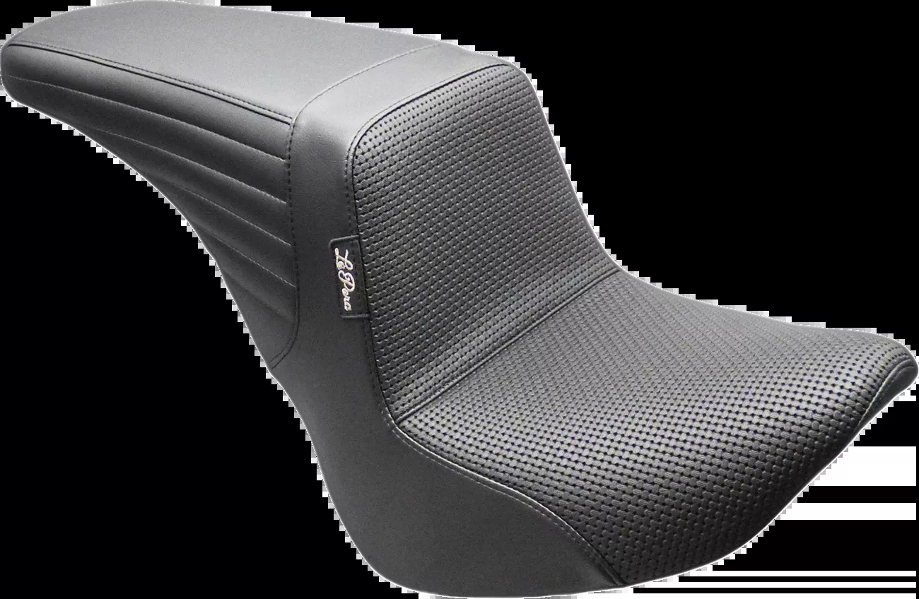 LE PERA Kickflip Up Front Seat - Basketweave - Black - FL/FX '18-'25 - LYU-590BW