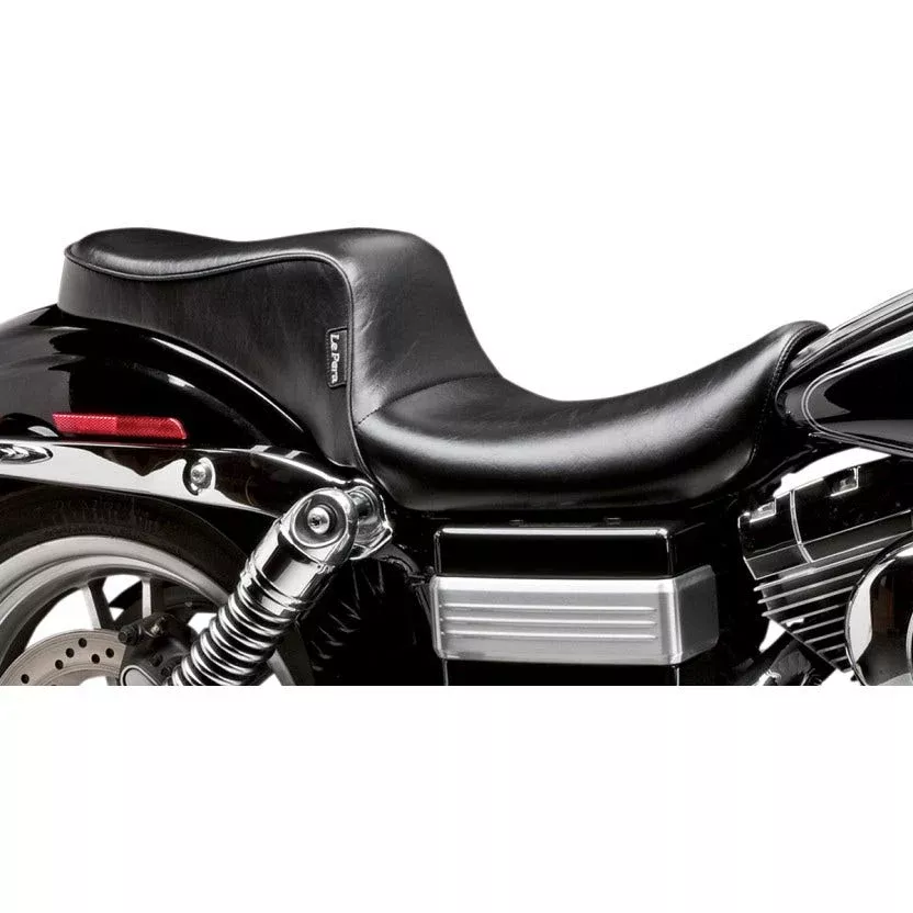 Le Pera LF-023 Black Smooth Stitch Cherokee 2 Up Seat Harley Dyna FXDWG 04-05