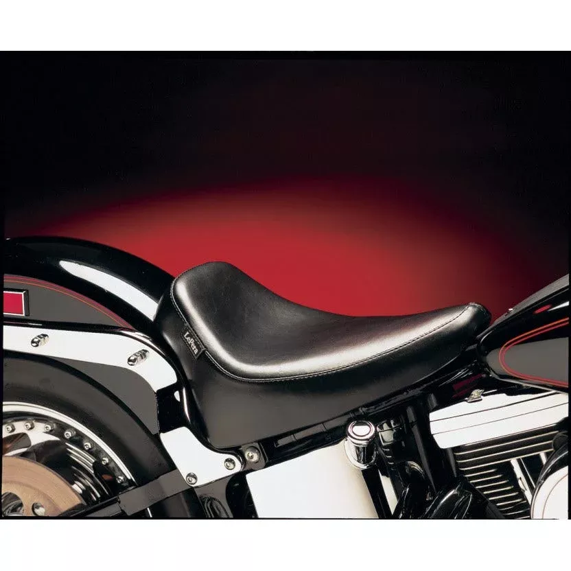 Le Pera LN-800 Smooth Silhouette Deluxe Solo Seat Harley Softail FXST FLST 84-99